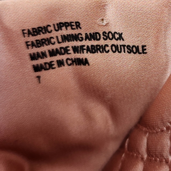 Birdies Preppy Casual The Songbird Floral Slip-On Mules Satin Peach Pink 7 - Picture 13 of 13